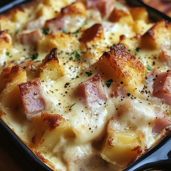 Cassolette Patatas Jamón