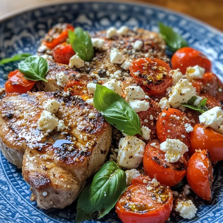 Crujientes Coteletas Tomate Feta