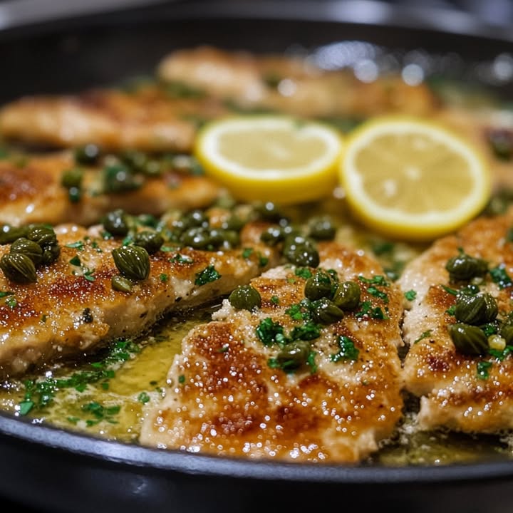 Escalopes Piccata Cremosas