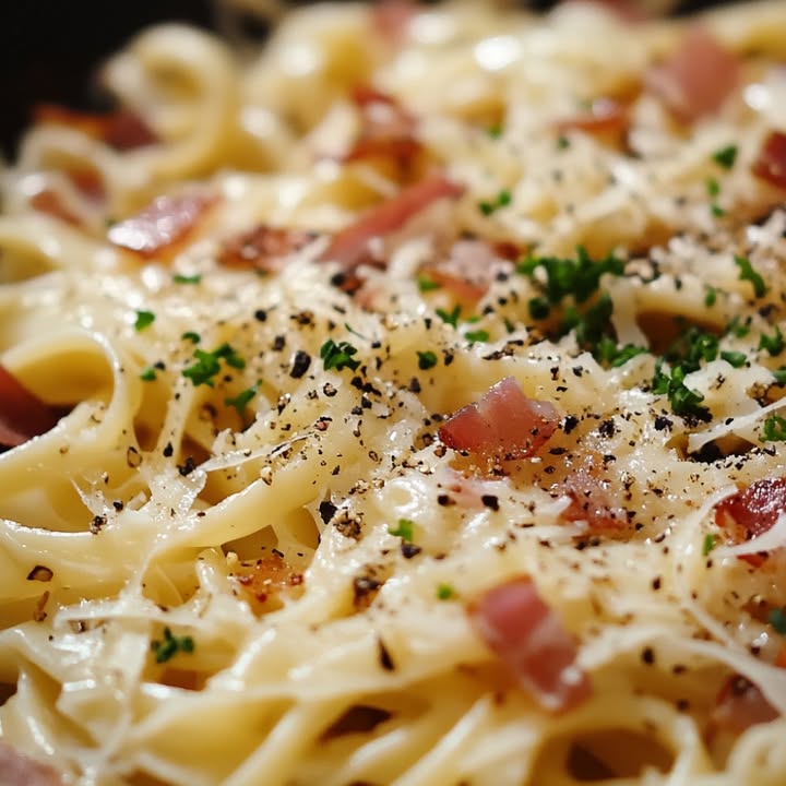 Linguines Raclette Pancetta