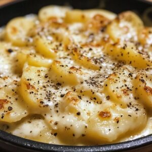 Raclette de Pastas con Courgette y Pimiento