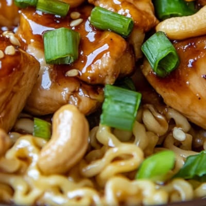Salteado Ramen Pollo Miel 🍯🥜2