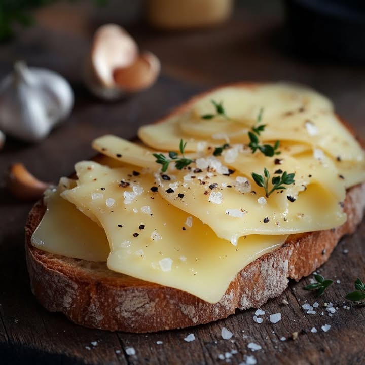 Sándwich Raclette a la parrilla