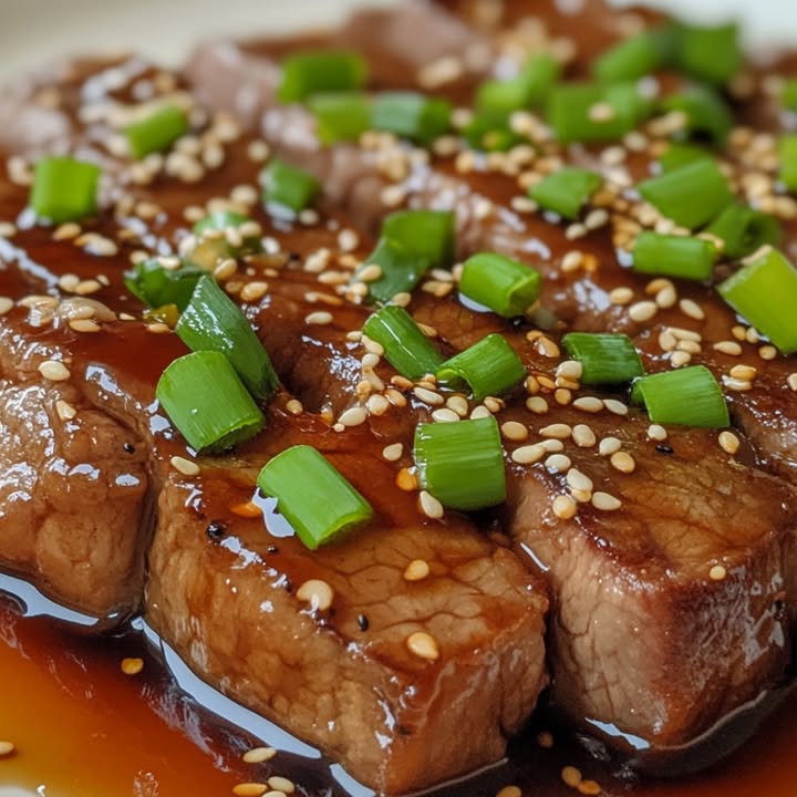 Steaks Teriyaki Sésamo