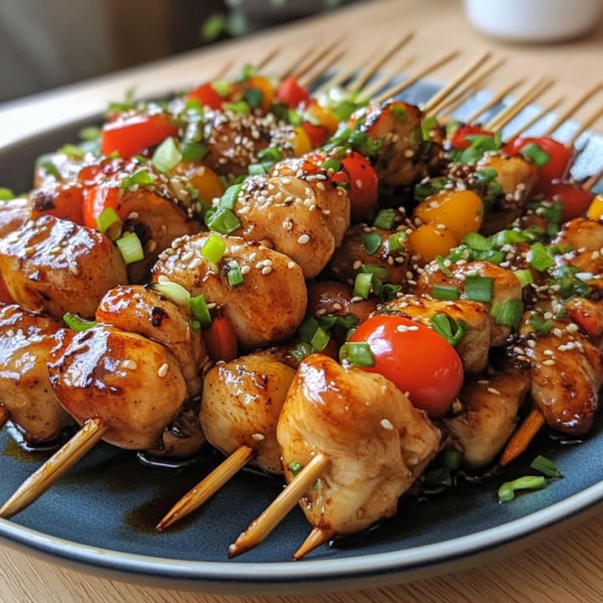 Brochetas Pollo Teriyaki Deliciosas