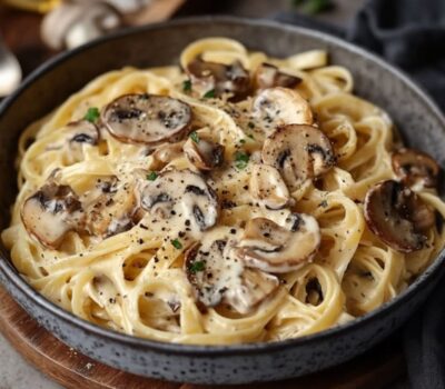 Cremosas tagliatelles a la carbonara con champiñones: la receta irresistible que debes probar