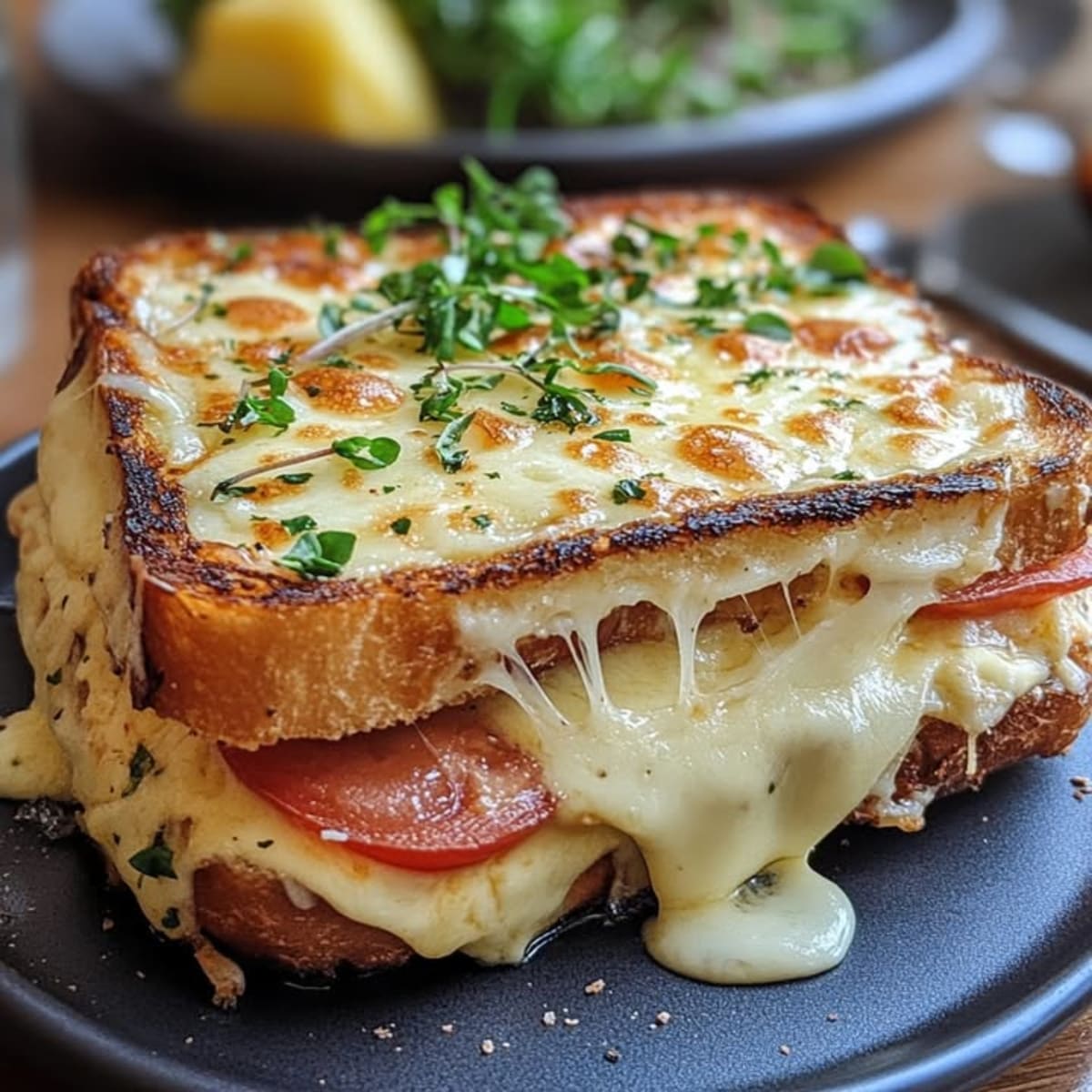 Croque Italiano con Mozzarella