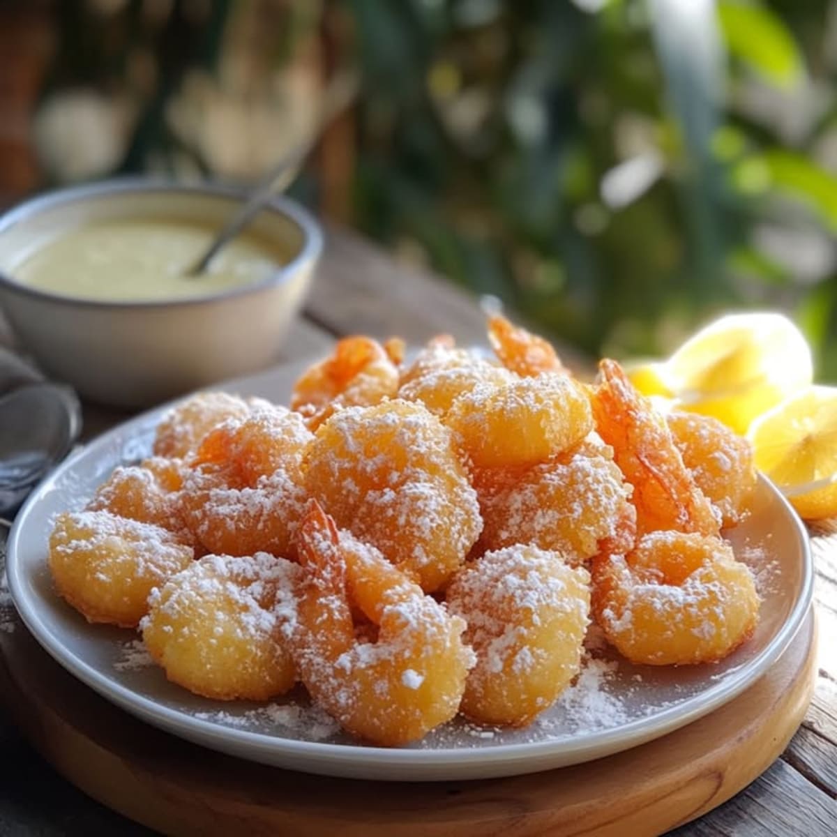 Crujientes Buñuelos de Camarón.