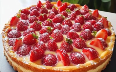 ¡Descubre la Receta del Irresistible Pastel de Fresas y Galletas sin Cocción! ¡Delicioso y Fácil de Preparar!