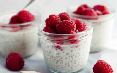 ¡Descubre la Receta de Perlas de Tapioca con Coco y Frambuesas para una Explosión de Sabores!