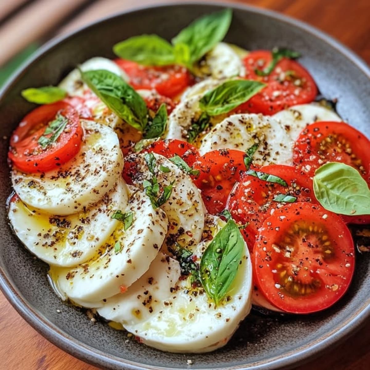 Ensalada Caprese: Frescura Italiana.