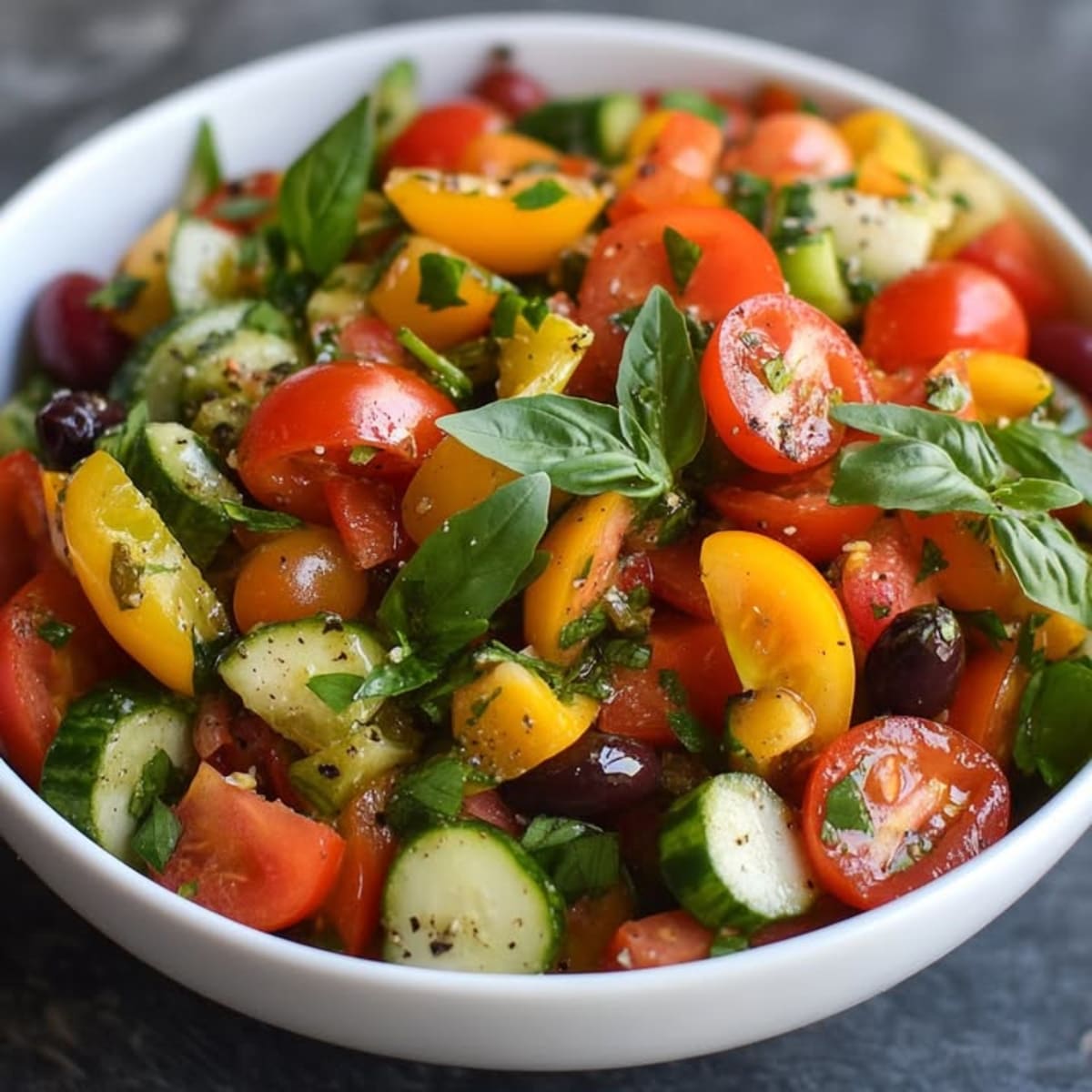 Ensalada Mediterránea Vibrante.