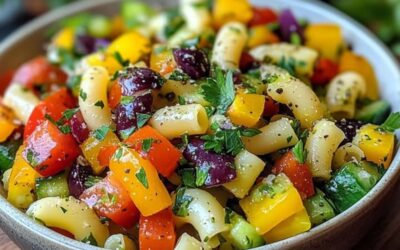 ¡Prepara una Ensalada Explosiva de Pasta y Verduras para Sorprender a Todos!