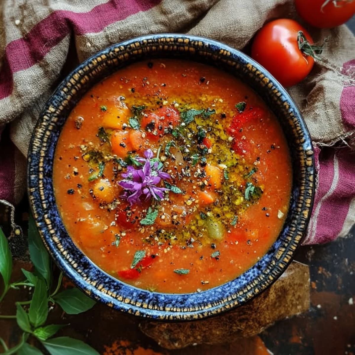 Gazpacho refrescante verano