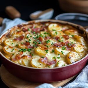 Gratin Patatas Tocino Delicioso