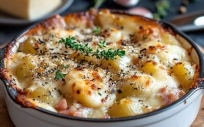 Delicioso gratin de coliflor con papas, queso y jamón: receta irresistible para sorprender