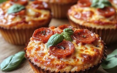 🌟 Deliciosos Muffins Salados al Estilo Pizza: Receta Sabrosa y Ligera con un Toque Especial 🍕🧀