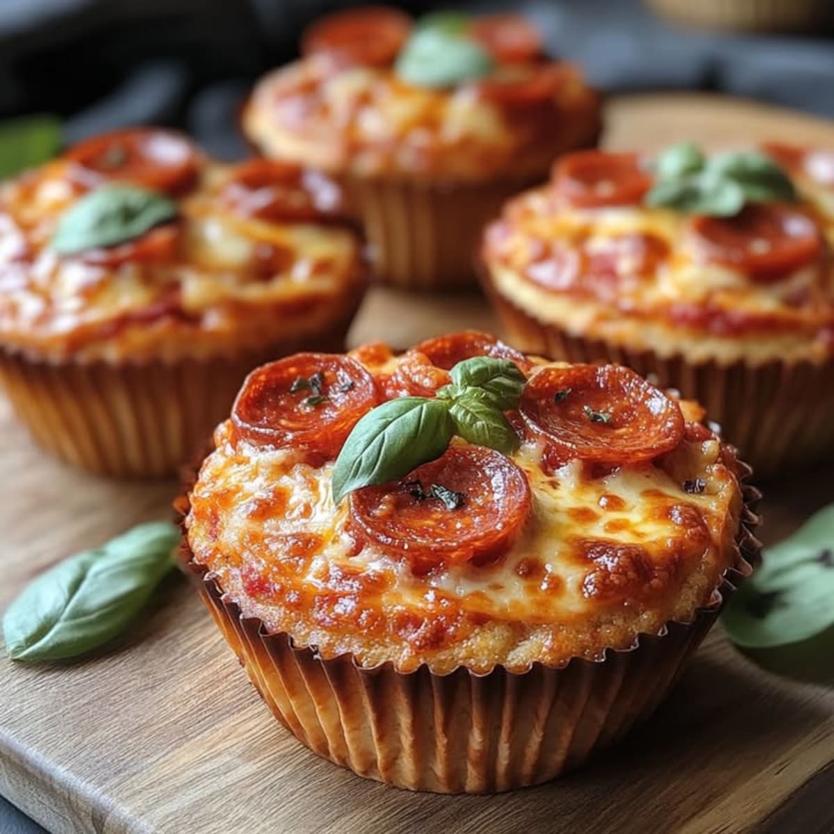 Muffins Pizza Ligeros y Sabrosos