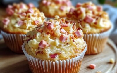 ¡Descubre la Receta Secreta para Preparar Muffins de Jamón y Queso Kiri en 35 Minutos! 🧀✨