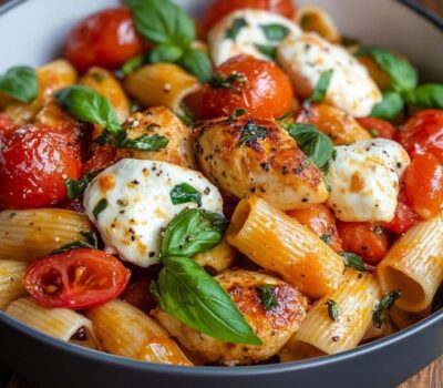 ¡Deliciosa receta de Pasta con Pollo y Mozzarella que te hará agua la boca!