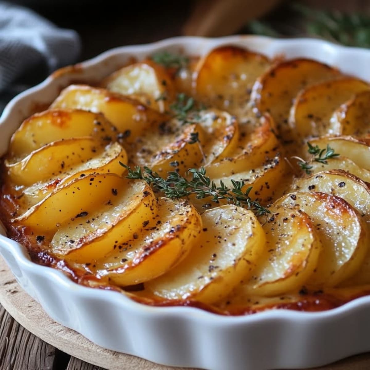 Patatas al Horno Aromáticas.