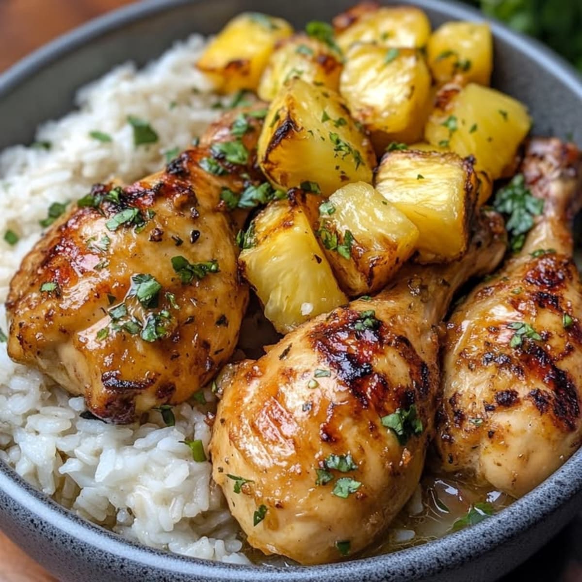 Pollo Exótico con Arroz