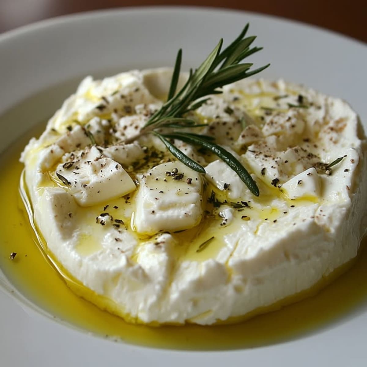 Queso Mediterráneo con Aceite.