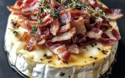 ¡Delicioso Camembert envuelto en tocino! – ¡Sorprende a tu paladar con esta exquisita receta!