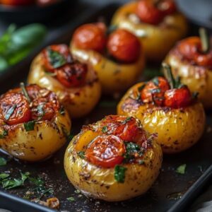 Rellenas sabrosas: Papa, tomate.