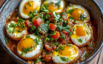 ¡Prepara una explosión de sabor con estos irresistibles Huevos a la Española en solo 25 minutos!