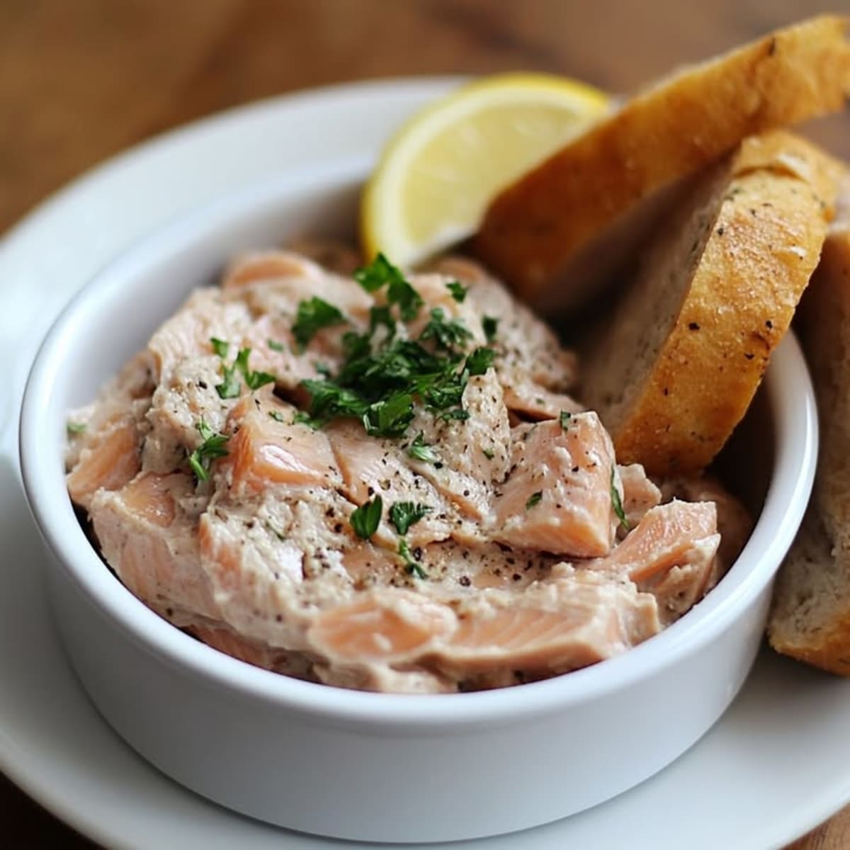 Salmón Ahumado, Crema Exquisita.