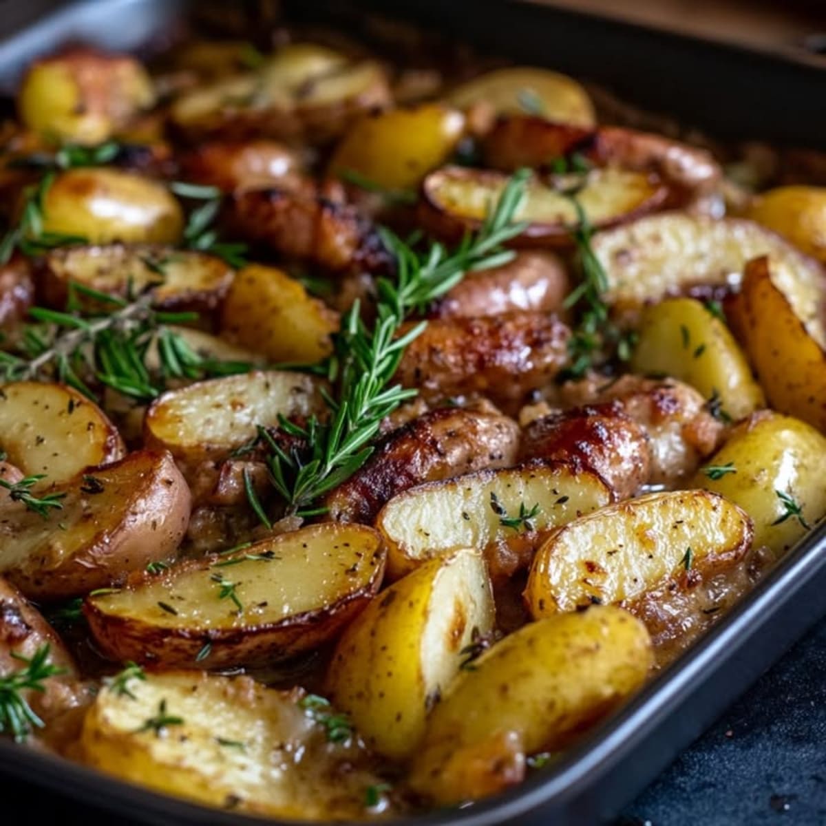 Salteado Reconfortante: Patatas y Salchicha