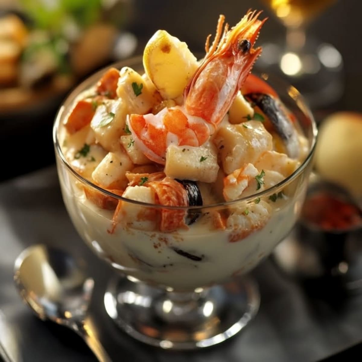 Sopa Mariscos Reconfortante: ¡Exquisita!