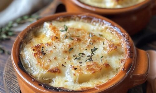 ¡Deliciosa sopa de cebolla gratinada al horno para conquistar paladares!