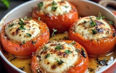 ¡Deliciosas Tomates Rellenas de Atún y Queso Blanco en solo 35 minutos! 🍅🧀 ¡Prepáralas ya!