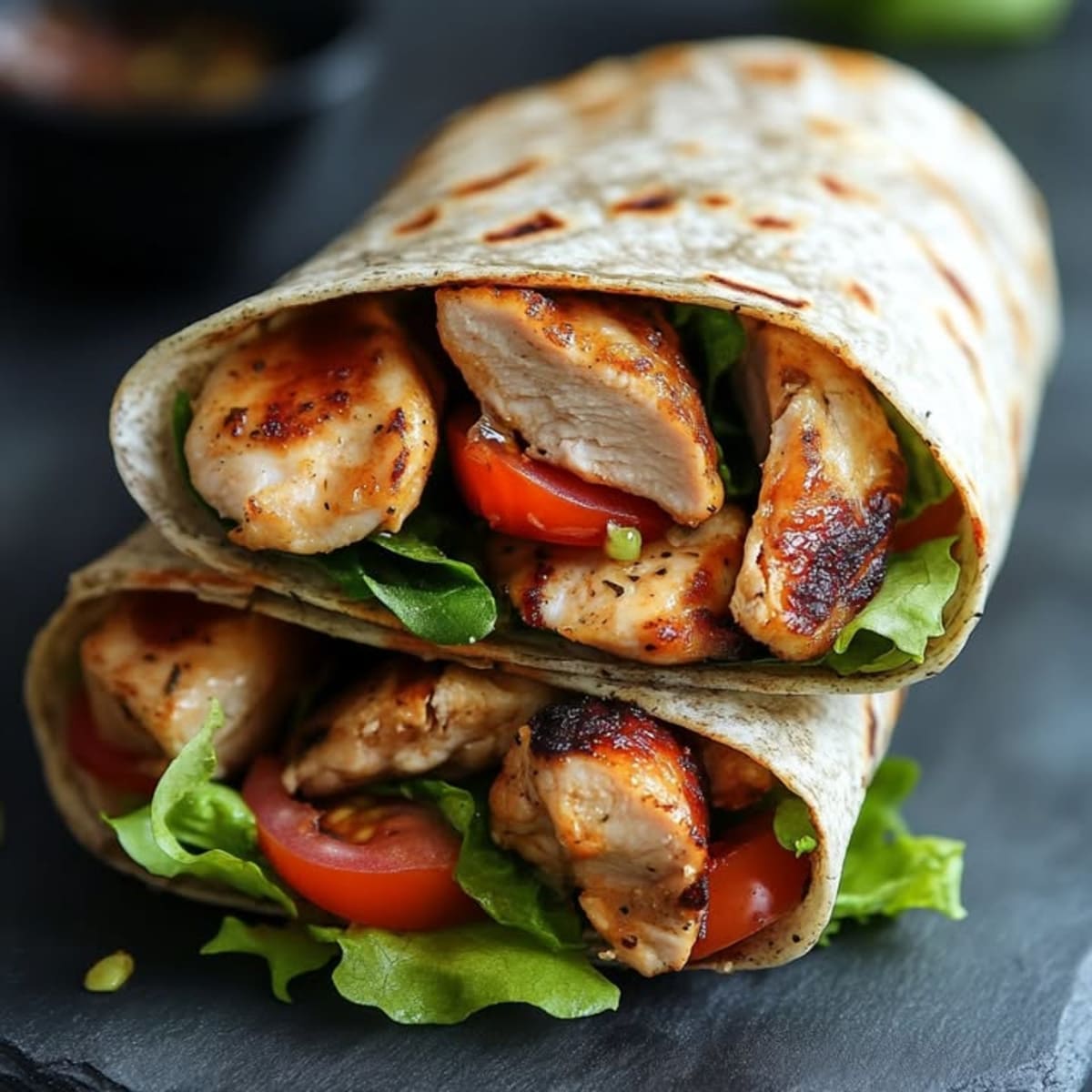 Wraps Sabrosos: Pollo, Miel.