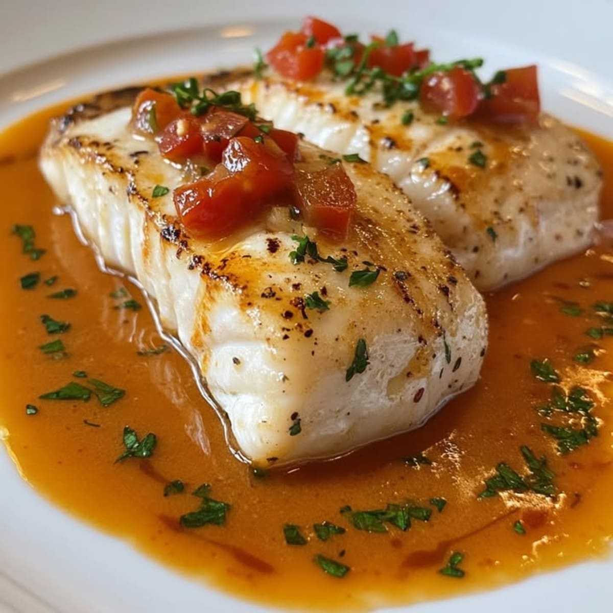 Bacalao Dorado con Salsa ¡Delicioso!