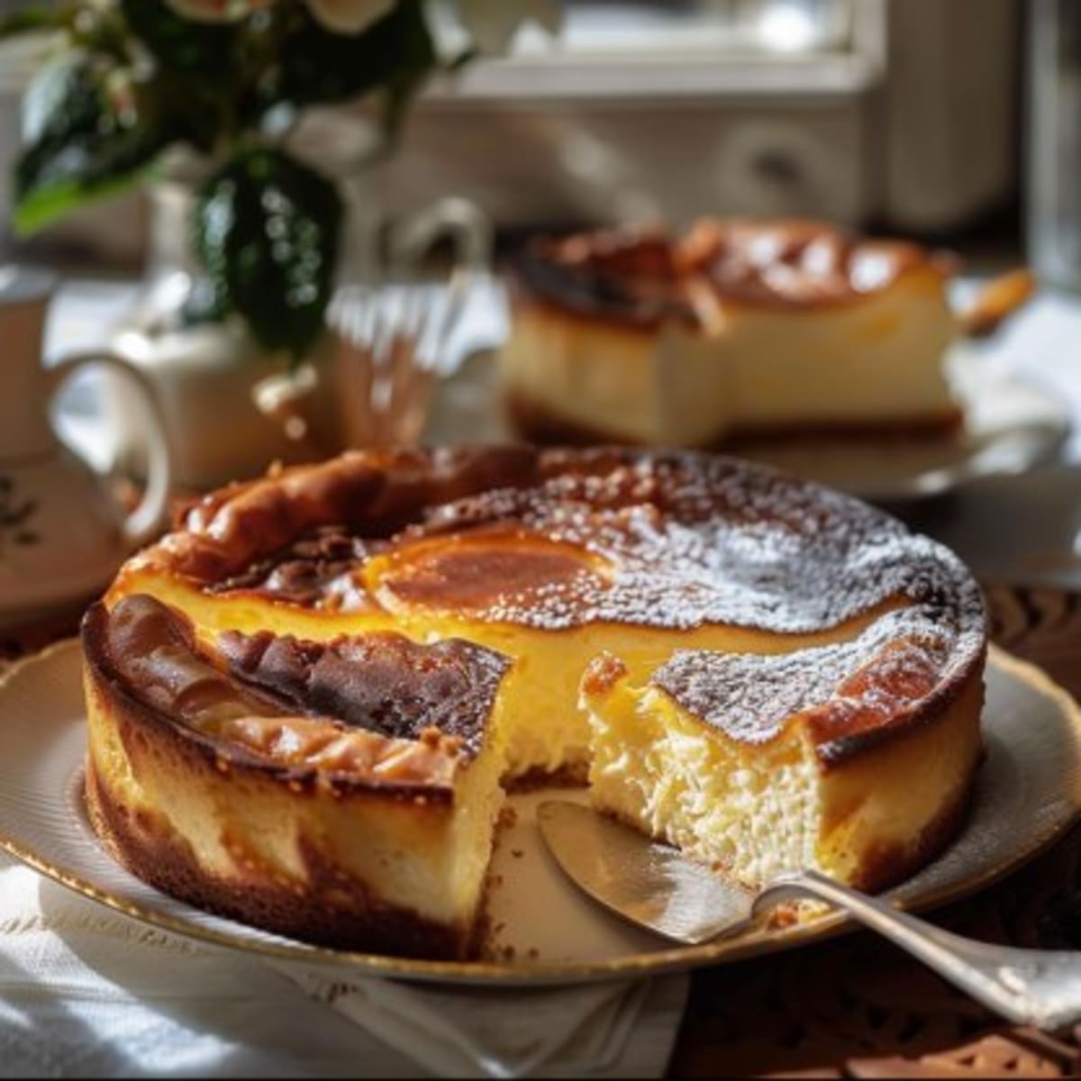 Delicia italiana: Torta piñones.