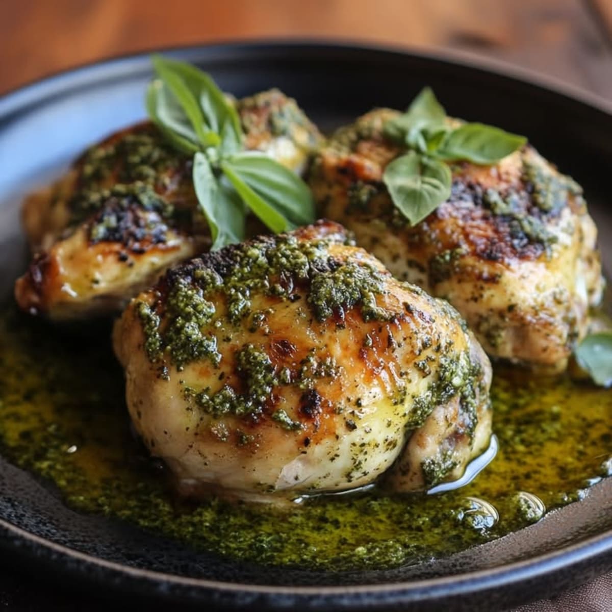 Delicioso Pollo al Pesto.