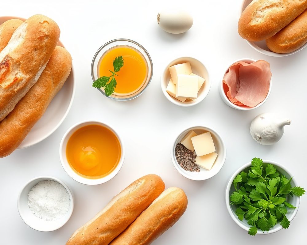 ingrediente-de-la-receta-baguettes-jamon-mozzarella-rellenas