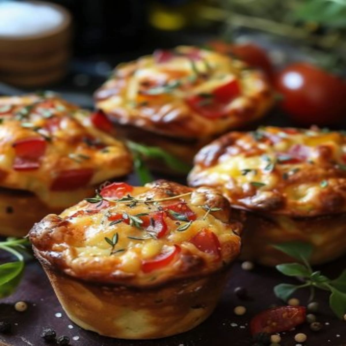 Muffins Pizza Ligeros