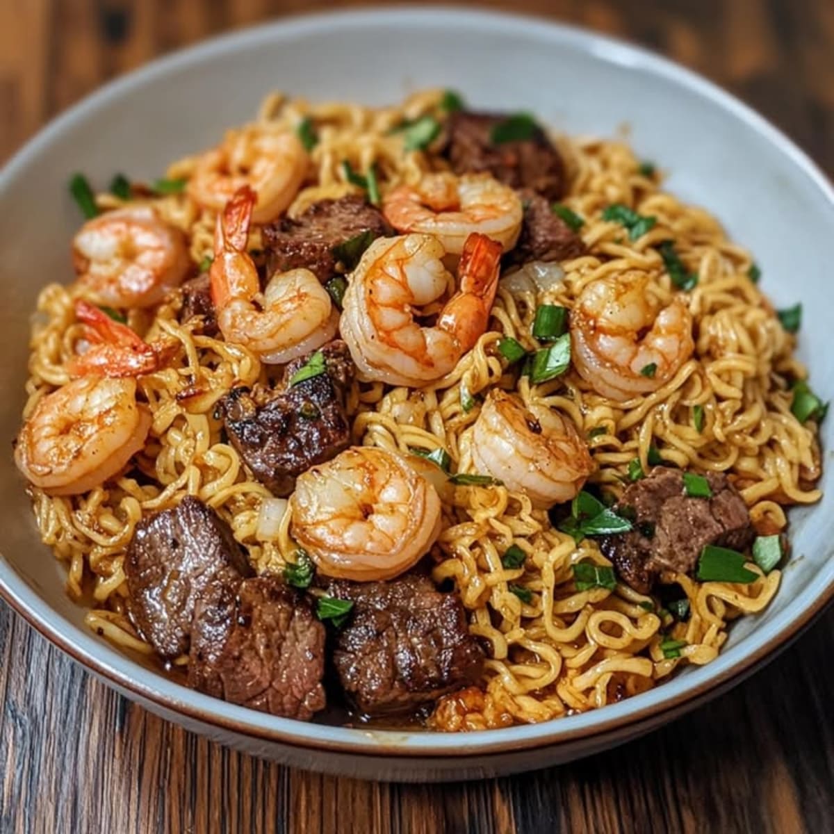 Noodles con Surf & Turf