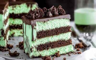 ¡Deléitate con el Irresistible Pastel de Menta!