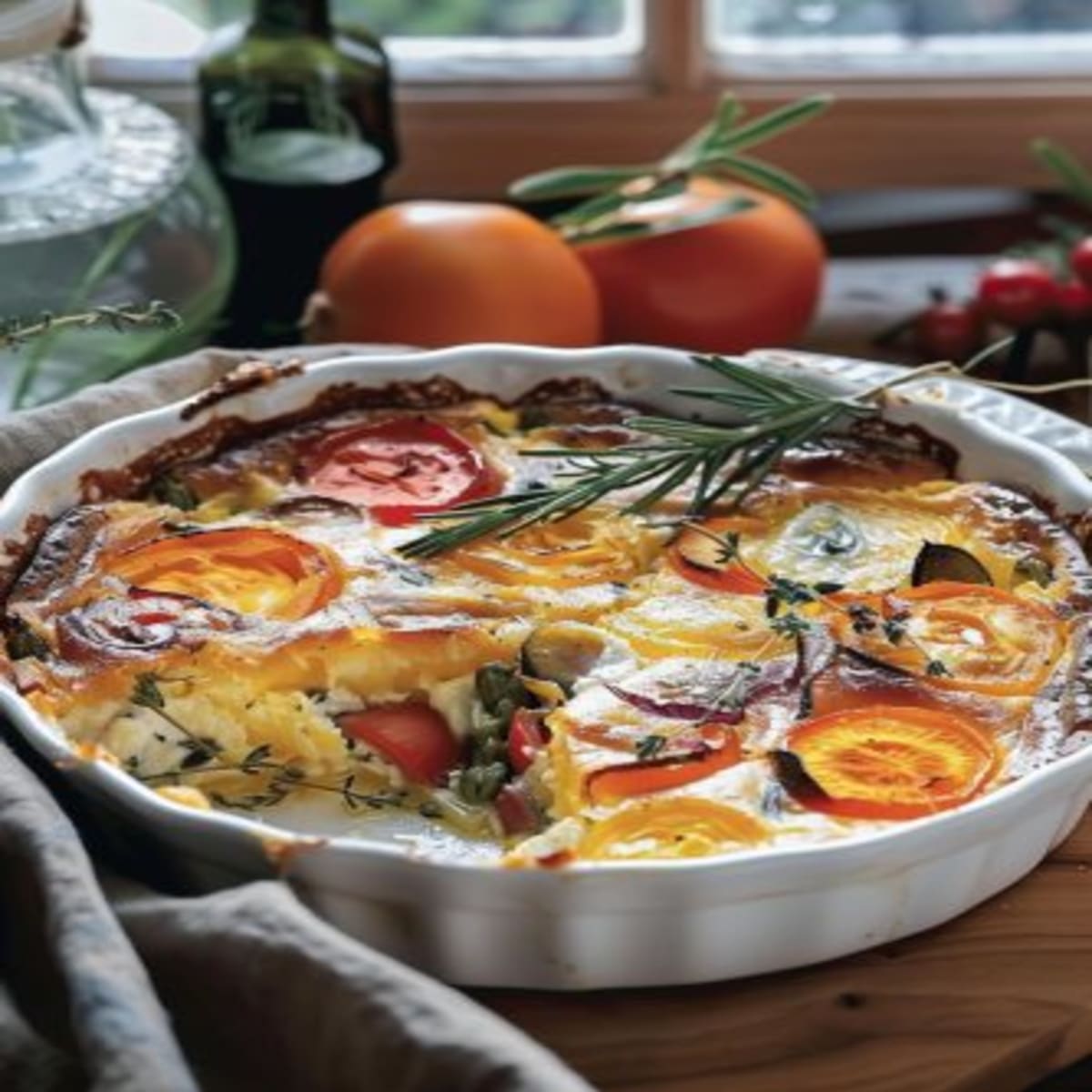 Sabroso Clafoutis Vegetal Especial