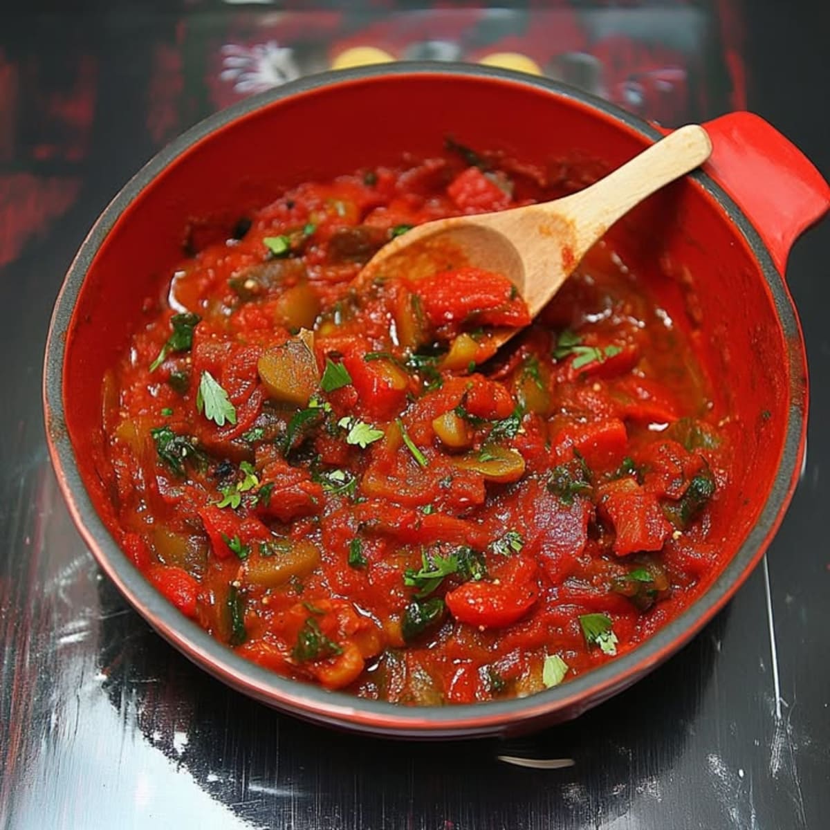 Salsa Taktouka Mediterránea Casera