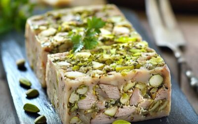 Exquisita Terrina de Pollo y Pistachos