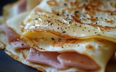 Receta Irresistible: Cómo Preparar Crepes Rellenas de Jamón y Queso en Sencillos Pasos