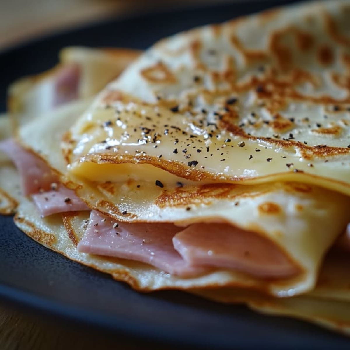 Crêpes Jamón Queso