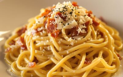 Espaguetis a la carbonara auténtica: ¡Sabor que encanta!