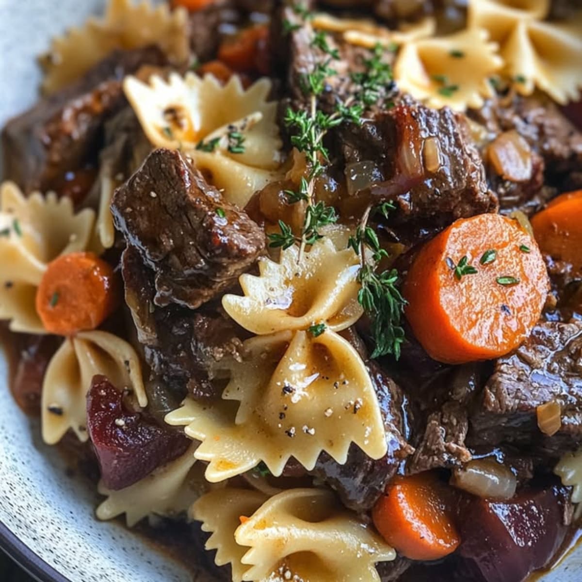 Farfalles Bourguignonnes Deliciosas